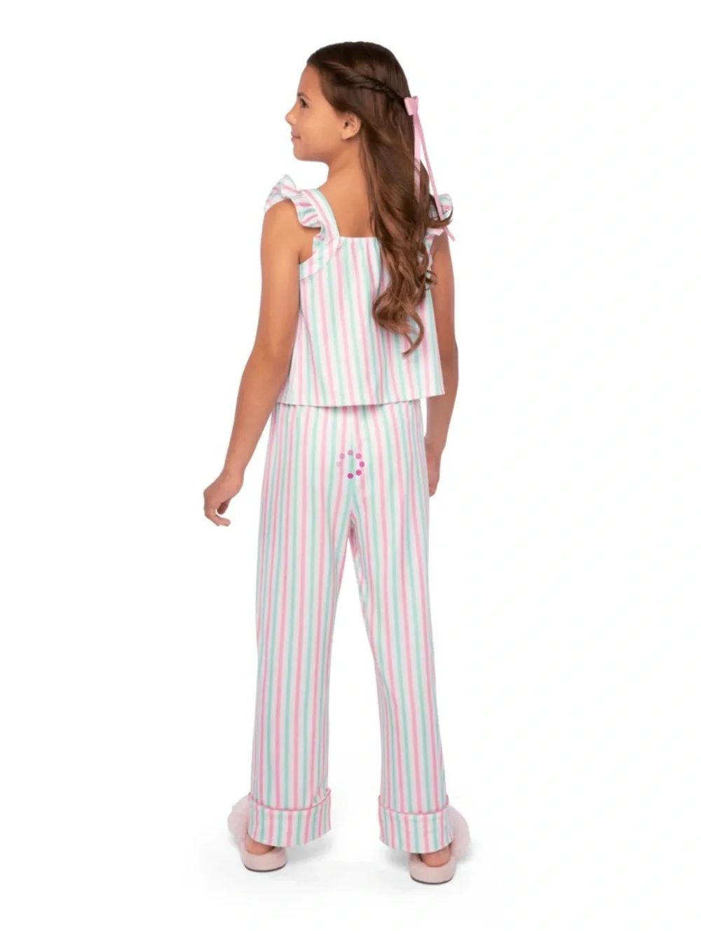 American Girl Raquel’s™ Coastal Stripes Pajamas for Girls size